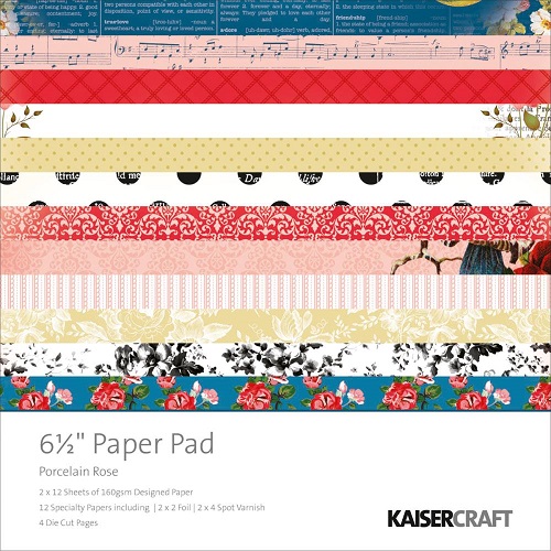 Kaiser Craft - Porcelain Rose Collection - 12 x 12 Cardstock