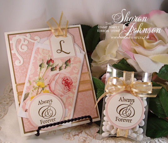 Tea Wedding Gifts Bridal Shower Favors  tea party favors  Set of 20 w Custom Stamp.
