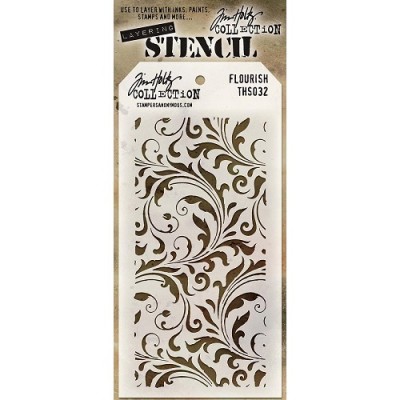 Stencil Flourish 500500