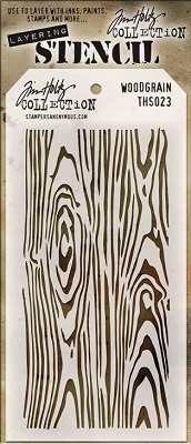 Stencil Woodgrain 172400
